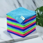 Multipurpose Microfiber Towel for Home & Kitchen Cleaning (Pack of 12, Multicolour)