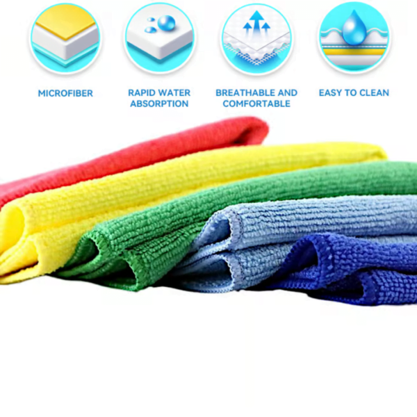 Microshine DetailPro 350 GSM: Microfiber Cloths for Car, Bike & Automobiles - Image 2