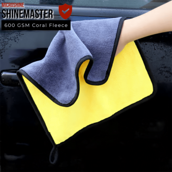 600 GSM Microfiber Cleaning Cloth for Car and Bike