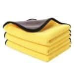 Microshine Microfiber Cleaning Cloth 600 GSM Coral Fleece for Car Washing, Car & Bike Cleaning  (Pack of 3)