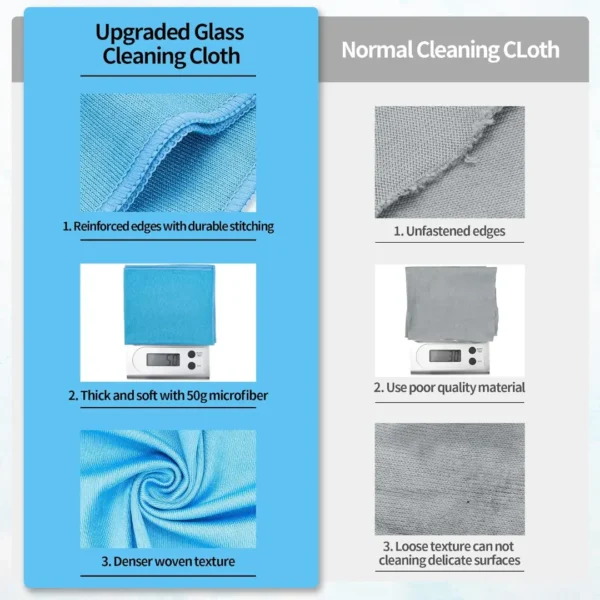 glass cleaning microfiber towel