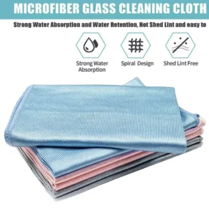 glass cleaning microfiber towel