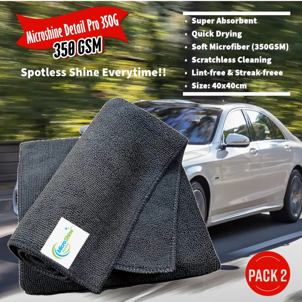 Microfiber towel for car wash