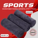 Microfiber Sports Towel SP101: Fast-drying, Compact, Super Absorbent (Pack of 3)