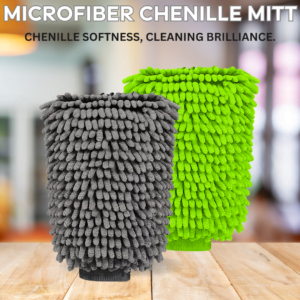 microfiber chenille mitt