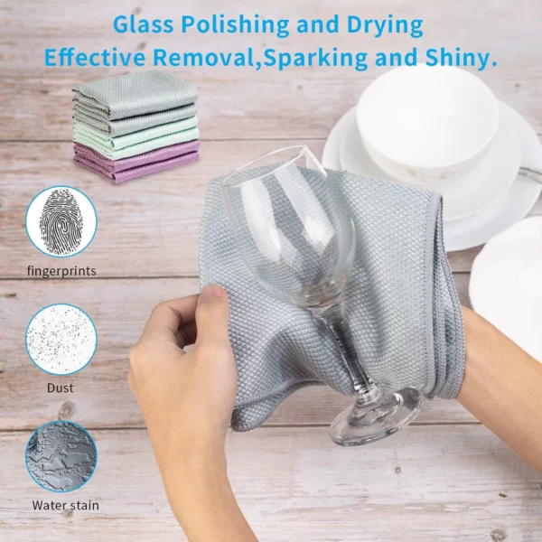 microfiber glass cleaning cloth