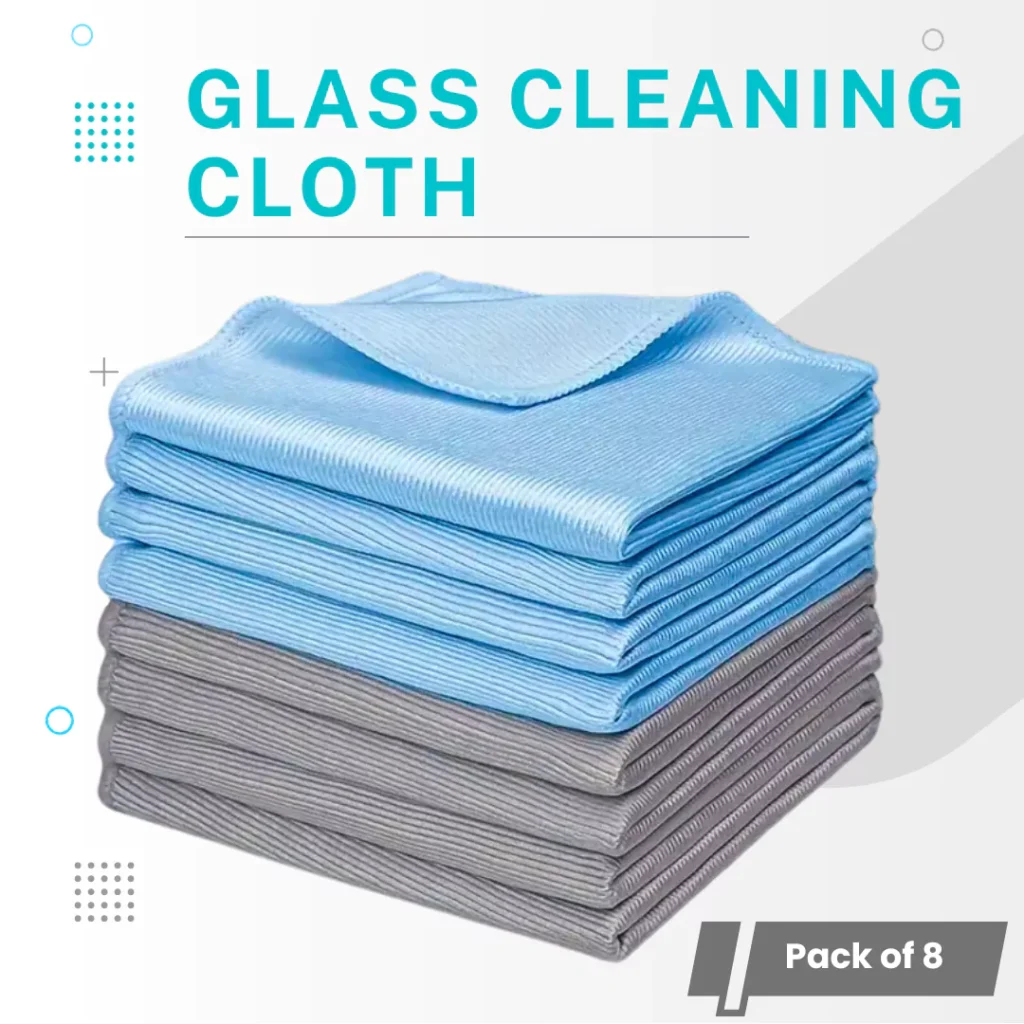 Glass Cloths 10 microfiber glass cleaning cloth