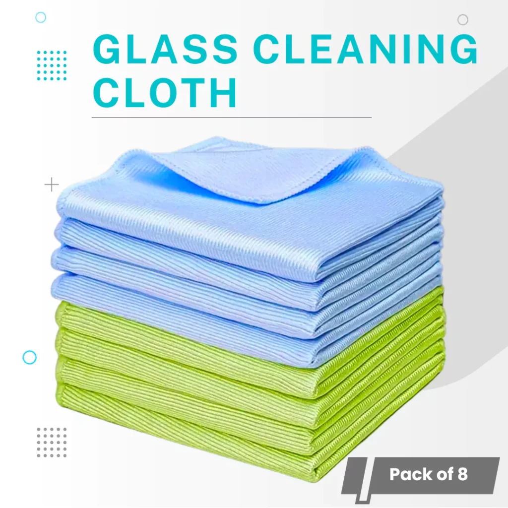 Glass Cloths 9 microfiber glass cleaning cloth