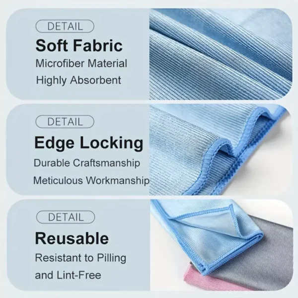 microfiber glass cleaning cloth