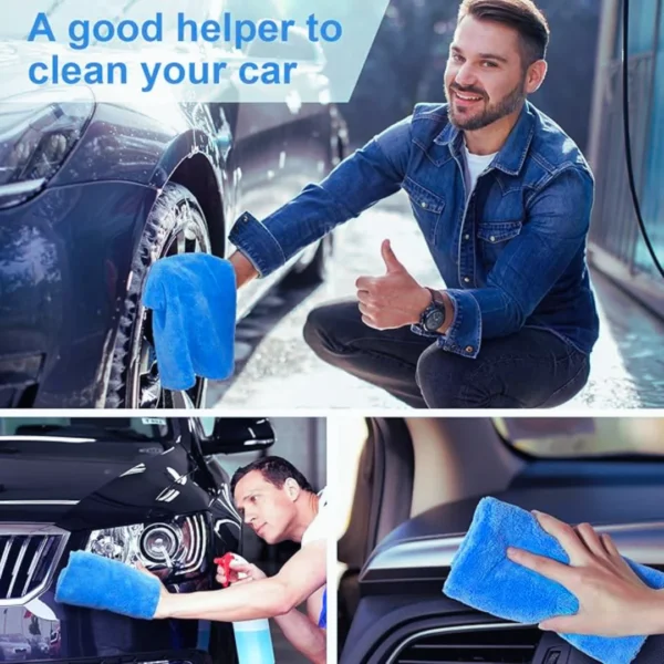 550gsm microfiber car cleaning cloth