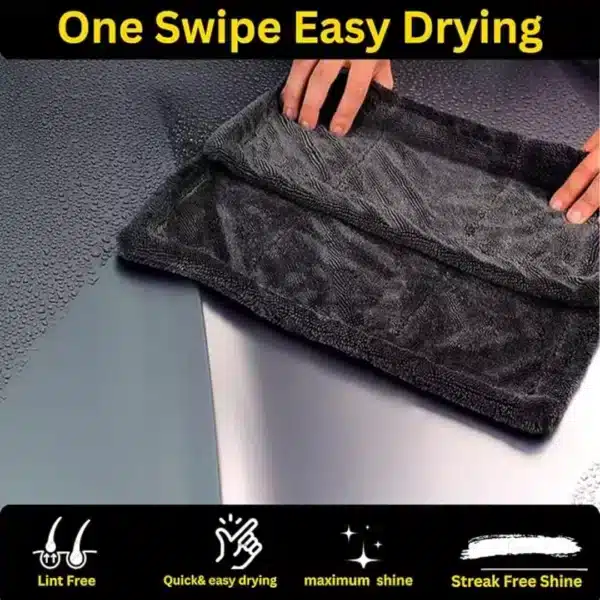 1600 gsm microfiber car drying towel