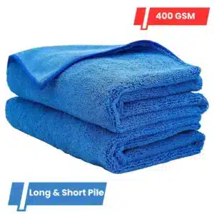 microfiber cloth 400 gsm long and short pile