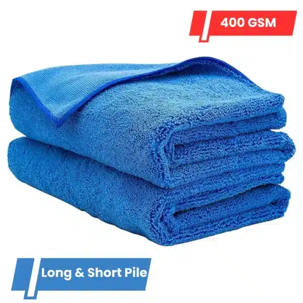 microfiber cloth 400 gsm long and short pile