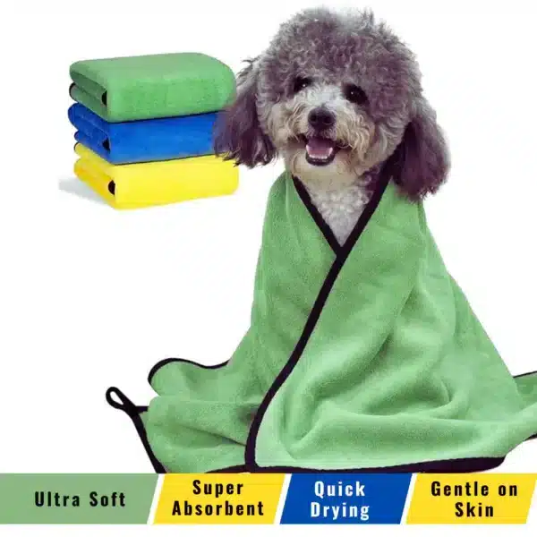 dog bath towel