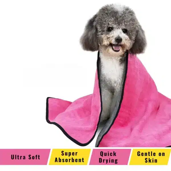 microfiber Pet towel for dogs & cats