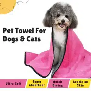 microfiber Pet towel for dogs & cats