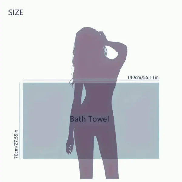 microfibre bath towel set