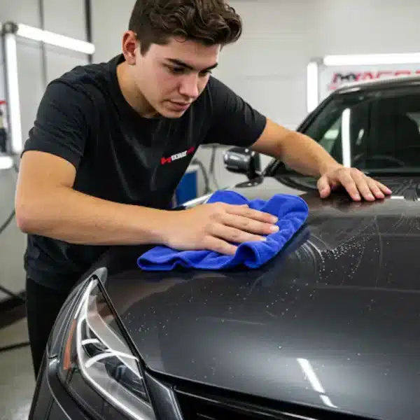 microfiber car cleaning cloths 350 GSM