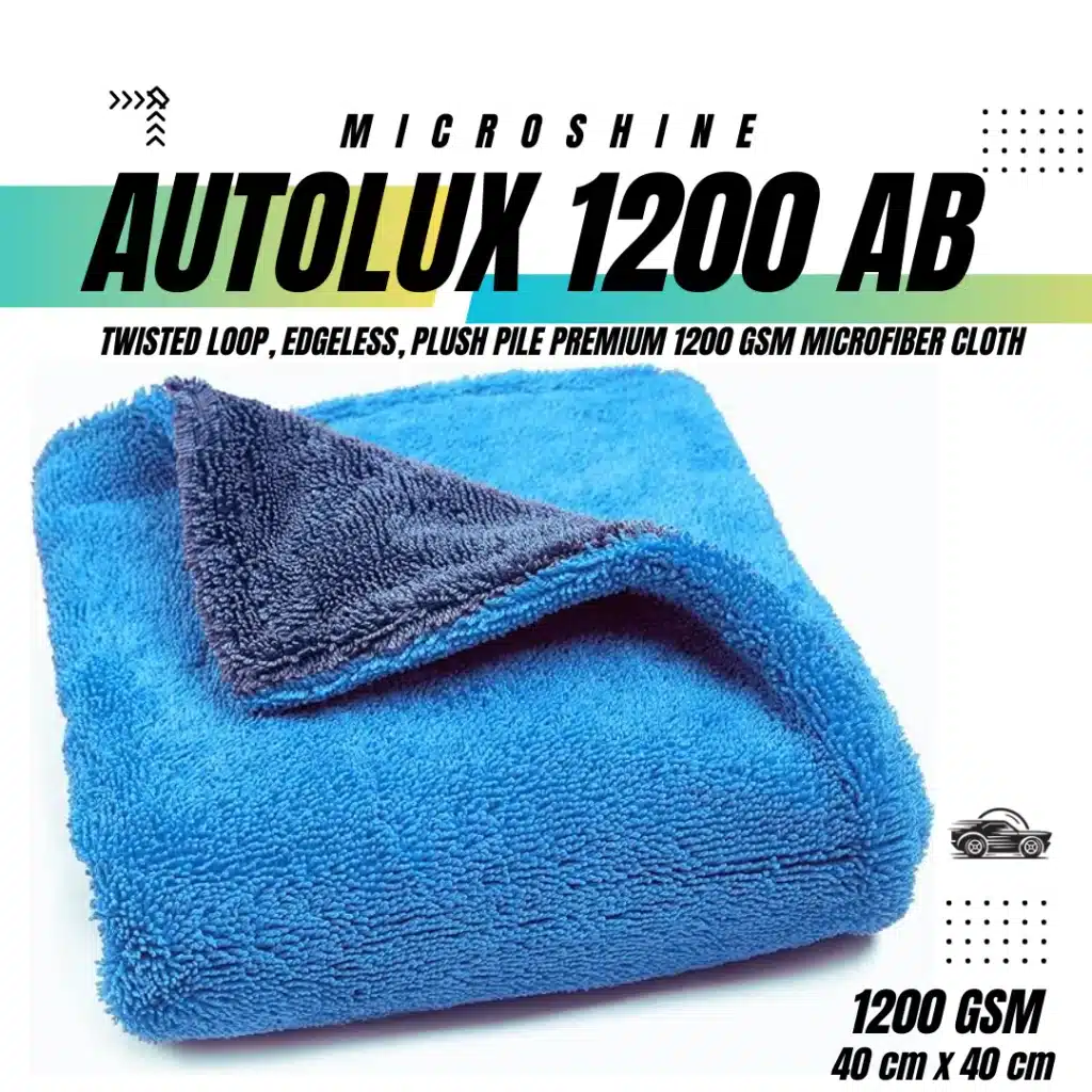 microfiber car washing cloth 1200 gsm