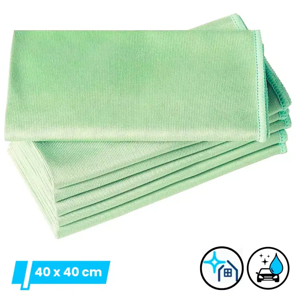 Glass Cloths 6 microfiber glass cleaning cloths