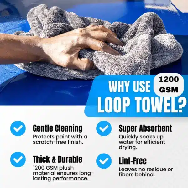 microfiber towel 1200 gsm