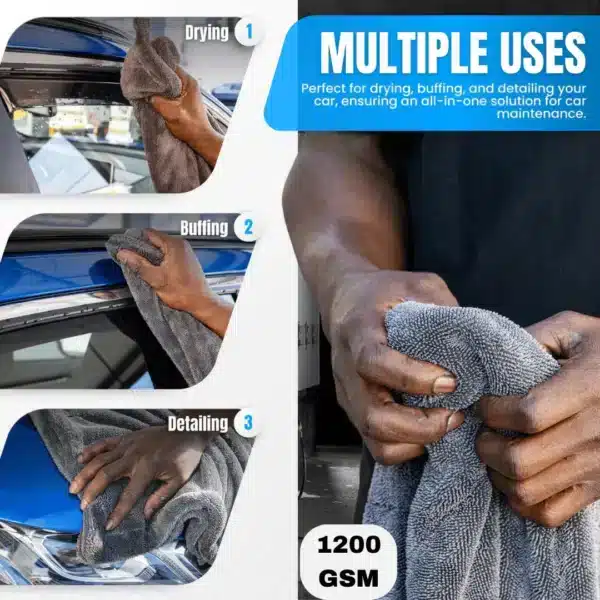 microfiber towel 1200 gsm