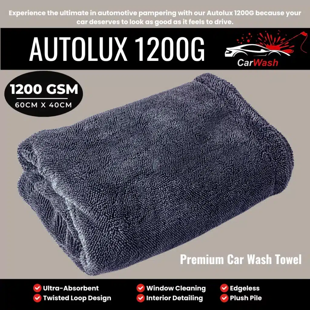 microfiber towel for car 1200 gsm