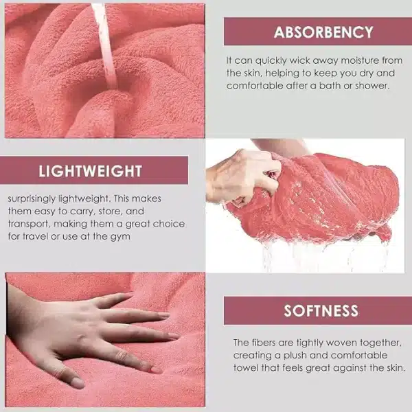 soft bath towel set