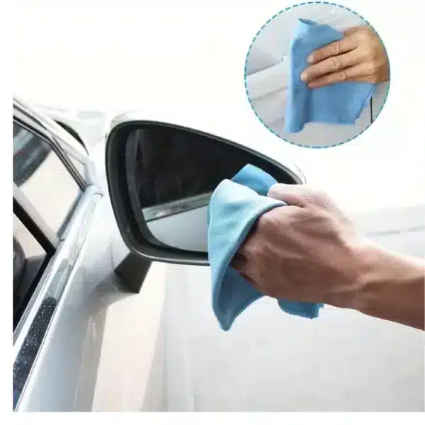Glass Cleaning Cloths 3-Pack | Lint-Free, Streak-Free Microfiber Glass Cloths for Windows, Mirrors, Chrome, Kitchen, Car, Home & Office - Image 8