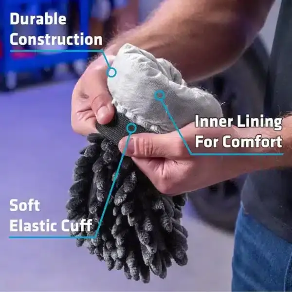 microfiber chenille car wash mitt