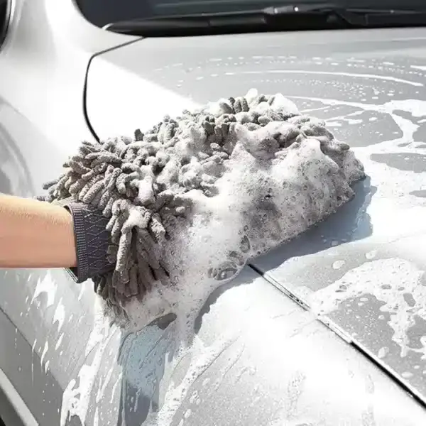microfiber chenille car wash mitt